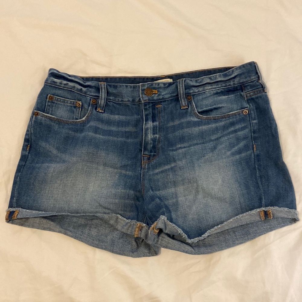 J. Crew Classic Denim Short in Pacific Blue Wash, womens size 30